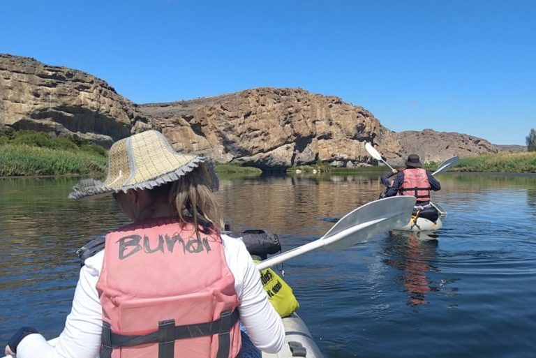 Canoe the Orange River with a half day rafting adventure to get a feel for the majestic river.